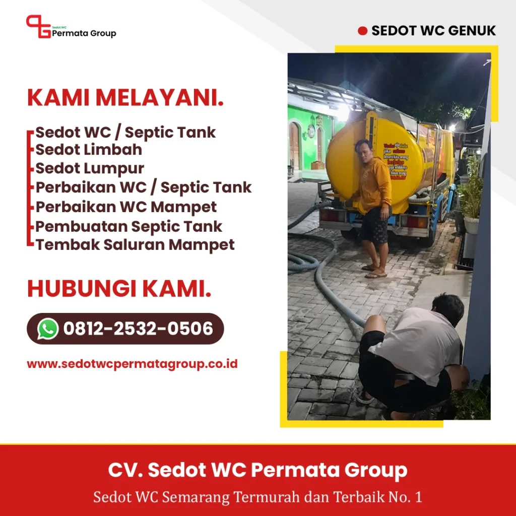 Sedot WC Genuk Termurah No.1 - CV. Permata Group (1)