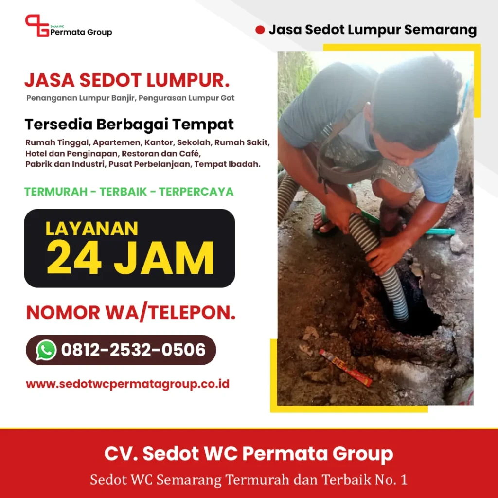 Jasa Sedot Lumpur Semarang - CV. Sedot WC Permata Group #1