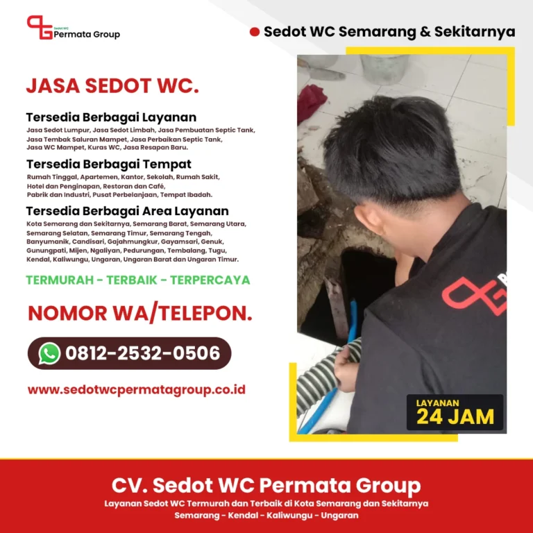 Sedot WC Semarang dan Sekitarnya - CV. Sedot WC Permata Group